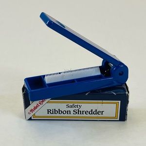 Nobel Hall Safety Ribbon Shredder about 3 inches